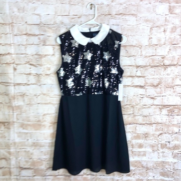 ModCloth Reigning Starlet A-line Sequins Dress Size 12 NEW - Picture 2 of 7